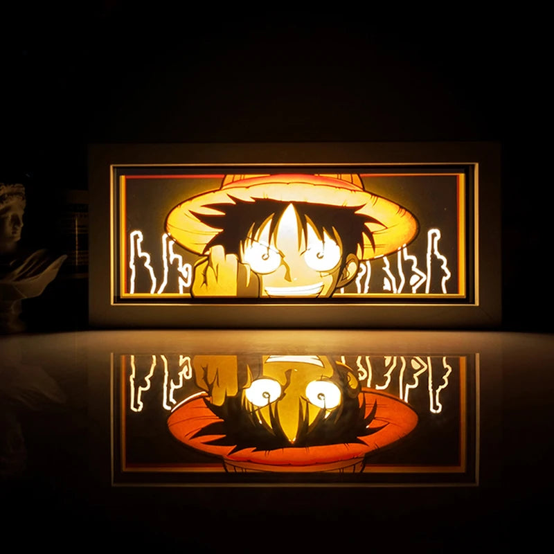 One Piece Paper-Cut LED Light Box