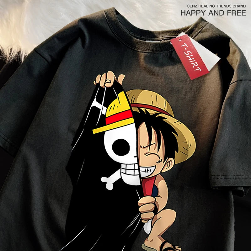 One Piece Luffy Flag T-Shirt