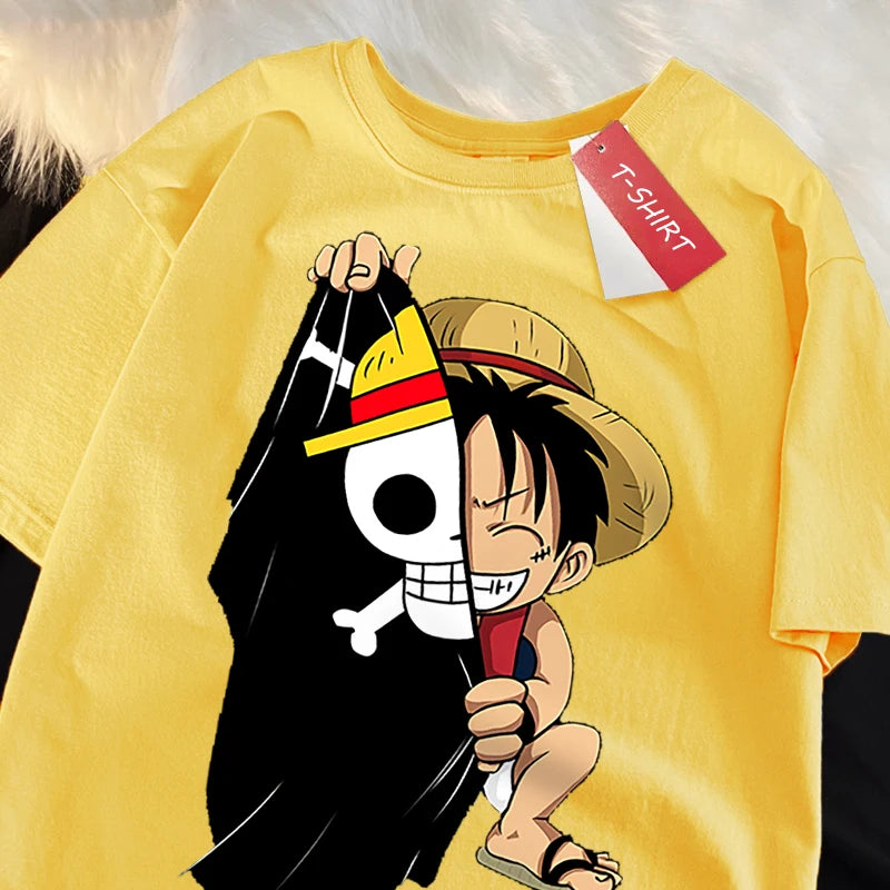 One Piece Luffy Flag T-Shirt