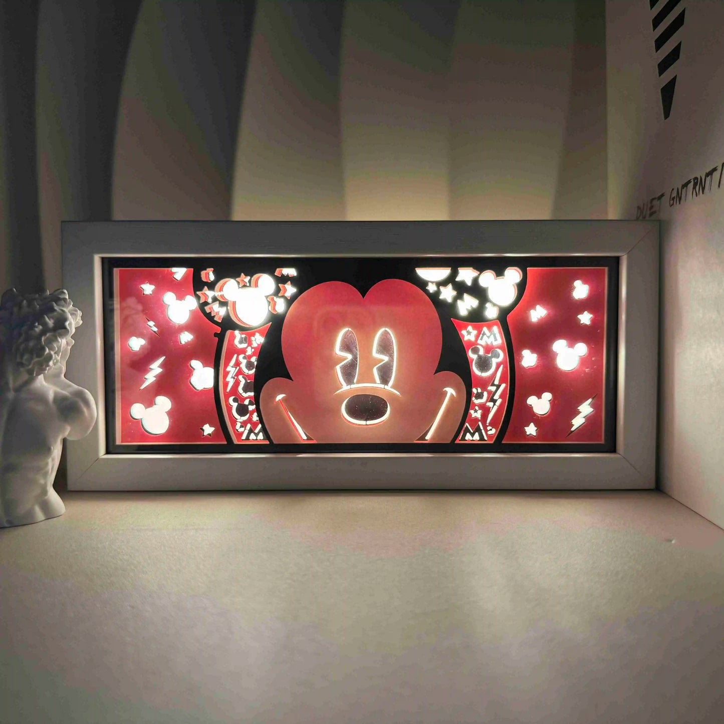 One Piece Paper-Cut LED Light Box