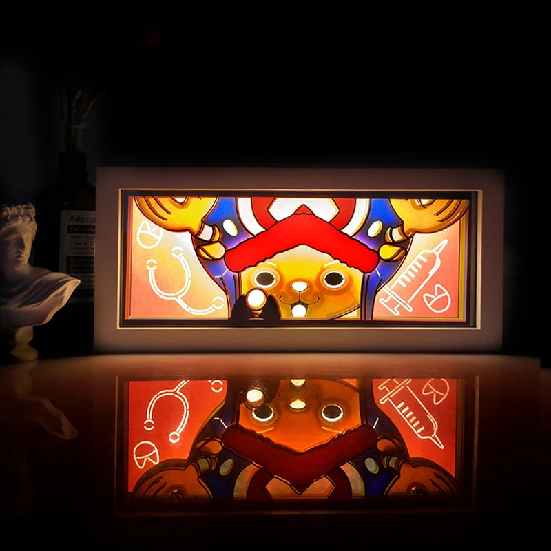 One Piece Paper-Cut LED Light Box