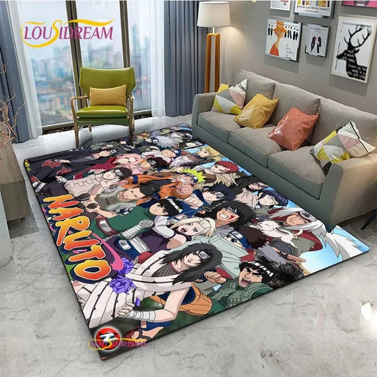 Bandai Naruto Cartoon Anime Carpet