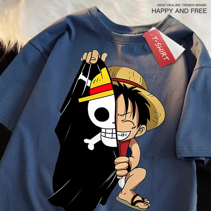 One Piece Luffy Flag T-Shirt