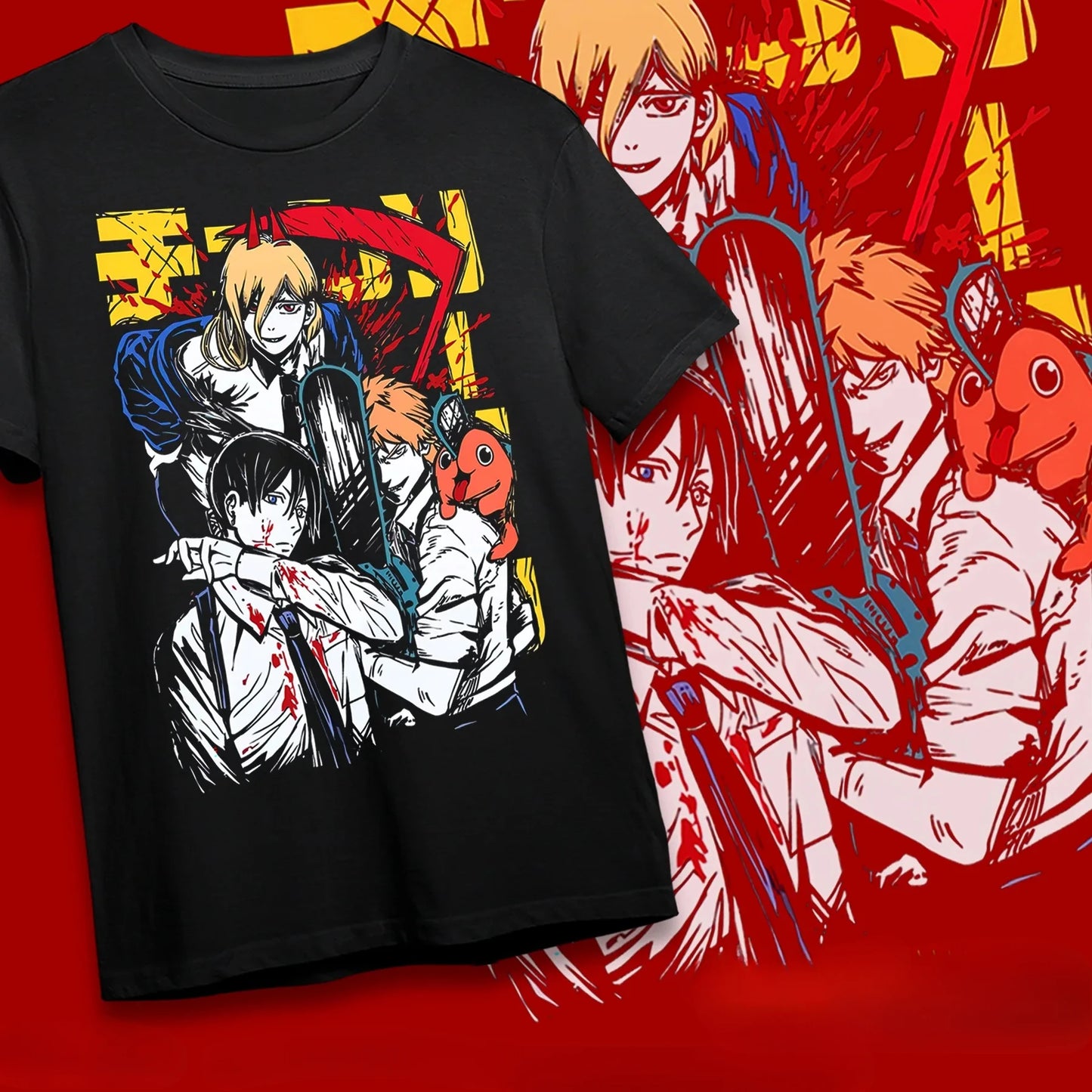 Chainsaw Man Denji & Power T-Shirt