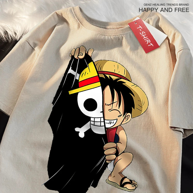 One Piece Luffy Flag T-Shirt