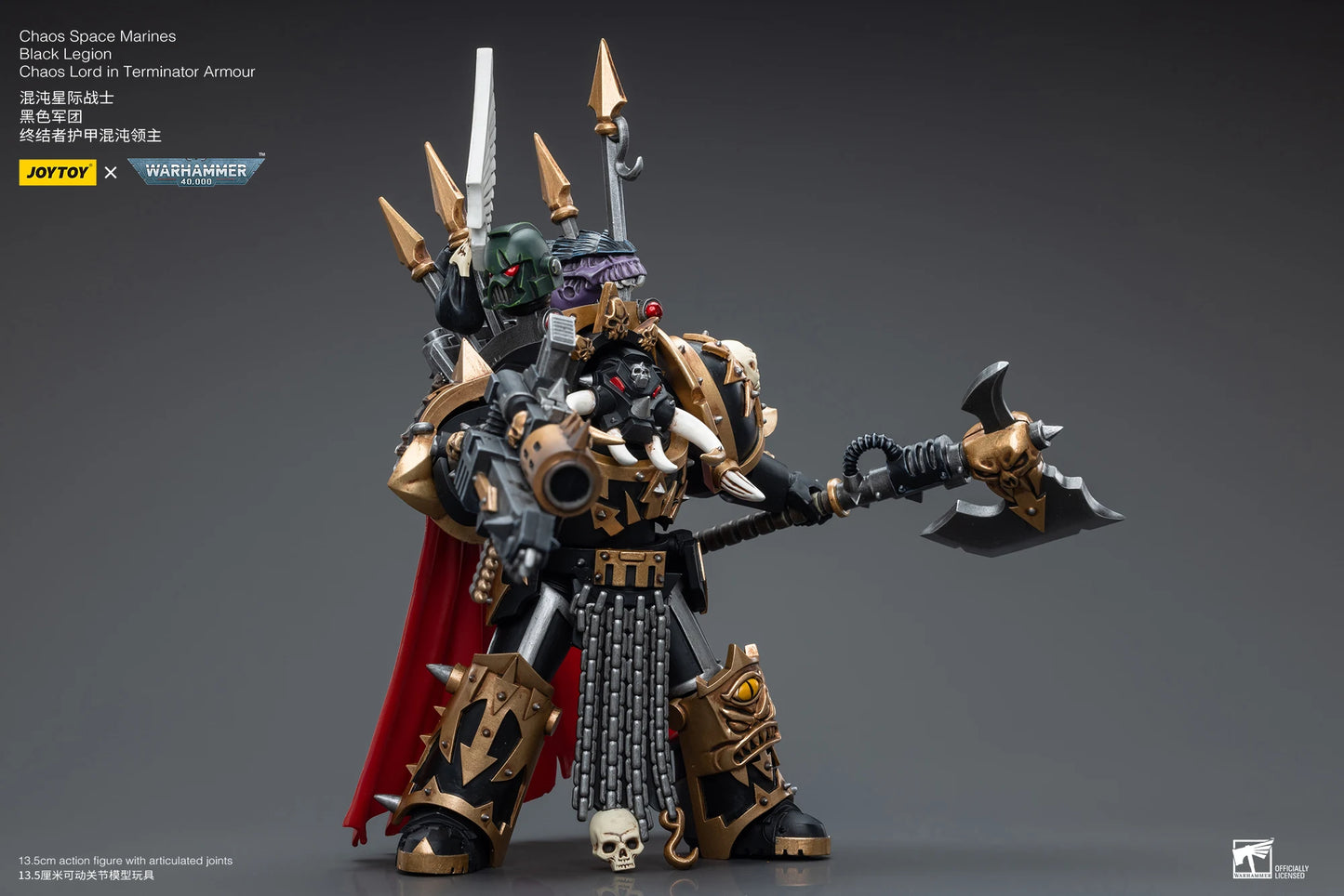 Warhammer 40k Chaos Lord Figure